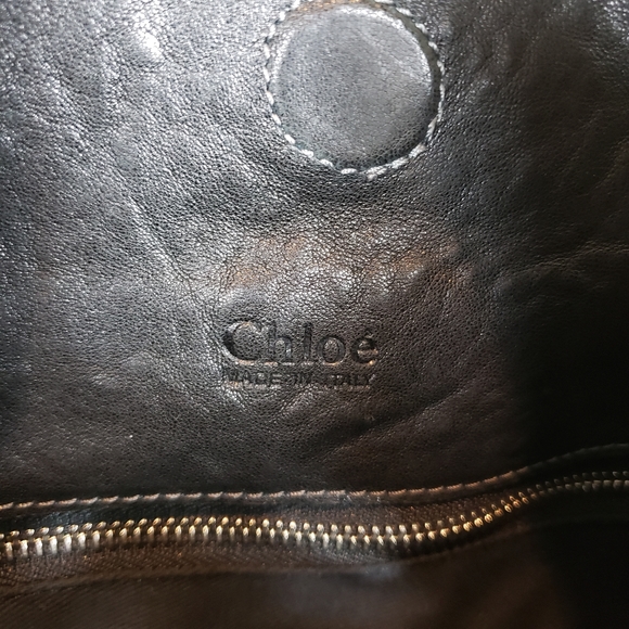 {CHLOE} Ray Leather Bucket Handbag - Picture 8 of 8